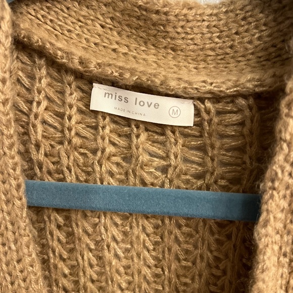 tie front sweater worn once - Picture 3 of 3